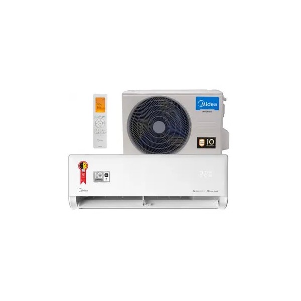 Ar Condicionado 18000 BTUs Split Hi Wall Inverter Midea Frio AI Ecomaster 220V