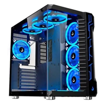 Gabinete Gamer Rise Mode Galaxy Glass, Mid Tower, ATX, Lateral e Frontal em Vidro Temperado,