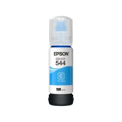 Garrafa de Tinta Epson EcoTank T544 Ciano Original Refil