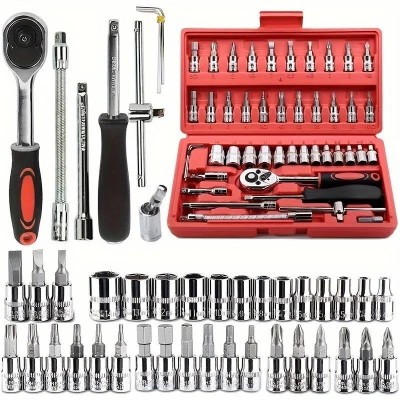 Kit Jogo Soquete Chave Ferramentas w-1 NewIon