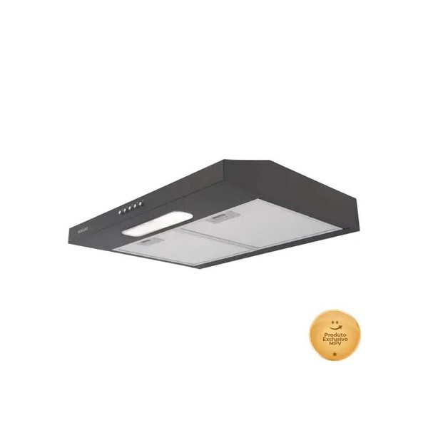 Depurador E Exaustor De Ar Suggar Slim 80cm 3 Velocidades Titanium