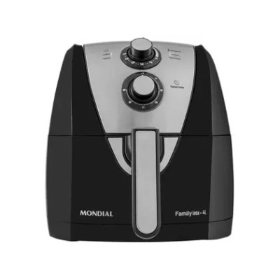 Air Fryer Mondial Family AFN-40-BI Preto e Inox 4L com Timer