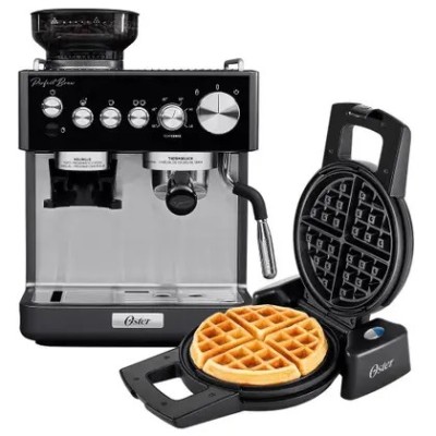 Kit Cafeteira Espresso Nova Perfect Brew e Máquina de Waflle Perform - Oster