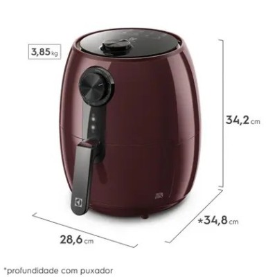 AirFryer 4,6 Litros Electrolux Efficient por Rita Lobo (EAF16)
